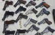 Second arms haul before MCD elections: Smuggler held with 30 pistols, carbine